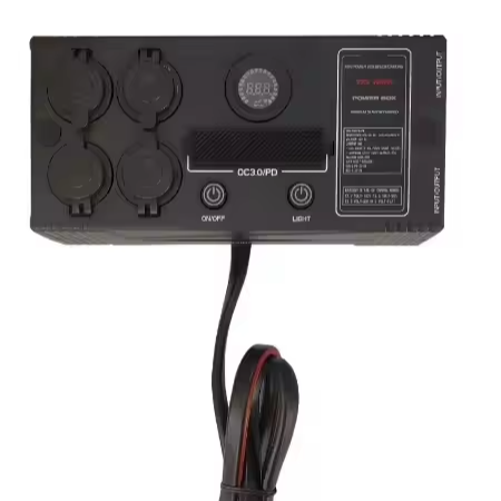 LED Display New Condition USB Type-C 12V Power Supply Distribution Box for Car RV Auto Parts Use