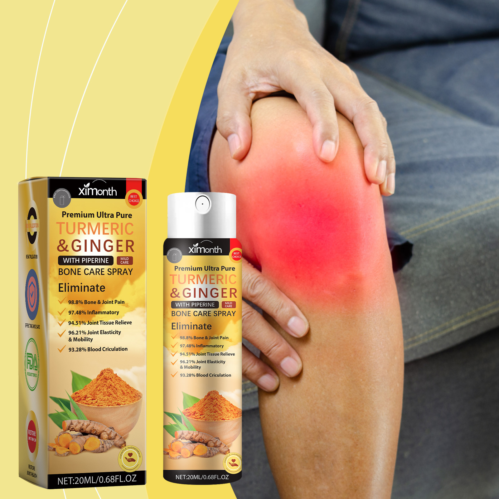 Turmeric Joint Care Spray - Relief for Muscle Pain