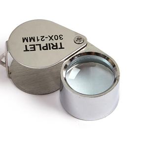 30X पूर्ण धातु Foldable हीरा जौहरी नेत्र Loupe ताल के लिए रत्न, गहने, सिक्के, टिकटों - Product Image 2