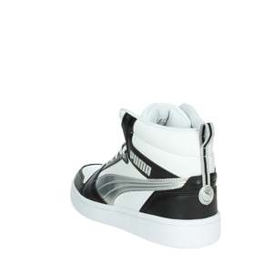รองเท้าผ้าใบ Puma Donna สีขาวดำ รุ่นหุ้มข้อสูงทรง Chunky - Product Image 2