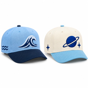 High Quality Custom Hat Frame Unstructured Snapback 5 Panel 6 Panel Cotton Baseball Hats With Your Logo - Product Image 3
