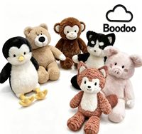 Peluche Super Douce Lapin en Coton PP Rembourré de Haute Qualité, Cadeau Unisexe pour Enfants