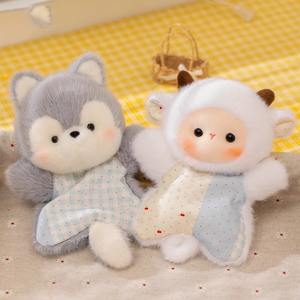 Peluche a Forma di Coniglio Sdraiato con Imbottitura in Cotone PP, Cuscino Super Morbido per Compagno da Scrivania e Regalo - Product Image 3