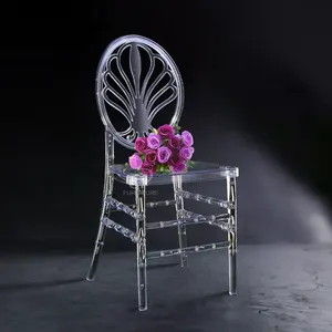 modern clear crystal wedding reception resin wedding plastic chiavari chair suppliers