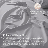 Ensemble de literie 4 pièces en polyester 100% uni pour hôtel et maison, par les fabricants