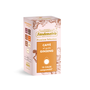 18 Capsule di Caffè al Ginseng Sandemetrio 0,19g/capsula, K-Cups Premium per Amanti del Caffè - Product Image 1