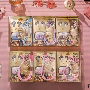 Audífonos Bluetooth TWS con Diseño de Sanrio Gold Style, Hello Kitty, Kuromi, My Melody, <span class=keywords><strong>Auriculares</strong></span> Inalámbricos de Dibujos Animados - Product Image 1