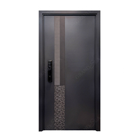 Nouvelle Arrivée 2027 - Porte Extérieure Moderne en Aluminium, Porte Pivotante de Sécurité en Acier Inoxydable Américain pour Maison