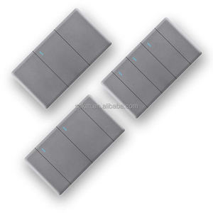 Nuovo design interruttore a parete materiale PC contatto in rame puro interruttore a parete a 2 Gang interruttori e prese per la luce domestica - Product Image 5