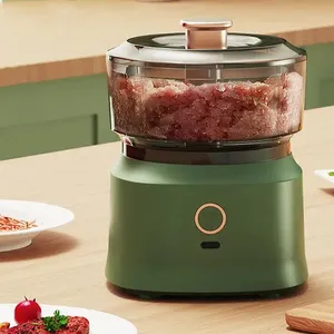 2024 Venda quente Portátil E USB Gengibre Alho Vegetal Food Chopper Elétrica Mini Liquidificador Mixer Baby Food Supplement Machine