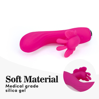 Chelsea Damen IPX7 Wasserdichter Rabbit-Vibrator mit 10-Gang-Heizvibration, Klitorisstimulation & Eingebauter Batterie