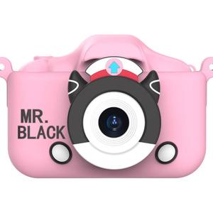 Cartoon Character Dual Lens Kids <b>Mini</b> <b>Camera</b> Rechargeable Multi Function Shooting Toy Birthday Holiday Gift Children <b>Camera</b> - Product Image 2