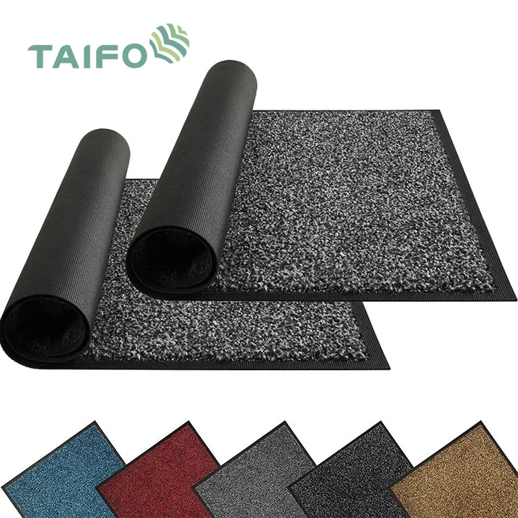 TaiFo Thảm Sàn Hấp Thụ Rung Cắt Cọc Bằng Nhựa Polypropylene Hỗ Trợ PVC