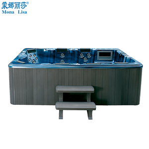 7 Personen Whirlpool im Freien Spa Whirlpool im Freien Spa Acryl-Massagegerät moderne freistehende Villa Schwimmbad Luftmassage 2 Tonnen - Product Image 1