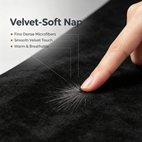 Cuir suédé en fibre de vachette pleine fleur de 1,5-2 mm d'épaisseur, fibres denses, épaisseur uniforme, cuir lourd industriel pour manches