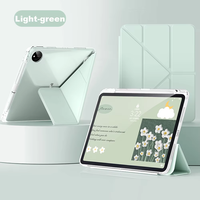 Étui magnétique pour Matepad Pro Max 13,2 pouces 2026 3+Y, support multi-angles, transparent, en cuir PU HD, acrylique, avec porte-stylo