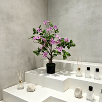 Dekorative Künstliche Bougainvillea-Blumen, Lila Hochzeitsblumen für Außenbereich, Garten, Landschaftsgestaltung, Terrasse und Innendekoration