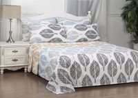 Drap de lit en microfibre, 6 pièces, ensemble Ultra-doux et confortable, beaux motifs imprimés, pour toutes les saisons
