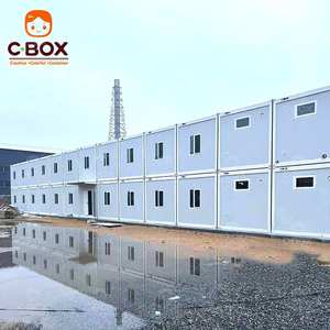 Cbox, bâtiment de bureau modulaire portable à deux étages, design moderne, panneau sandwich, dortoir, maison préfabriquée, conteneur à plat - Product Image 1