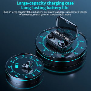 Audífonos Inalámbricos TWS <span class=keywords><strong>Originales</strong></span> con Banco de Energía, Auriculares Estéreo Deportivos para Juegos, Auriculares, Audífonos Intrauditivos M10 Damix - Product Image 5