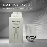Câble USB-C vers USB-C d'origine à prix d'usine, super rapide, longueur 1,8 m, pour Samsung S23 S22 S21 S20 Note 20 Note 5A