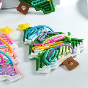 Sensory Kids <b>Educational</b> <b>Toy</b> Christmas Tree Busy Board Children's Silicone Activity Board <b>Toy</b> - Product Image 5