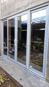 Cửa trượt PVC/uPVC sao năng lượng với kính cách nhiệt đôi/Ba và vỉ nướng - Product Image 6