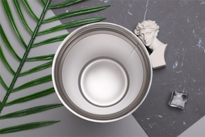 高品質16オンスビジネス二重壁ステンレス鋼カスタマイズされたロゴコーヒーマグ金属ストロー付き - Product Image 4