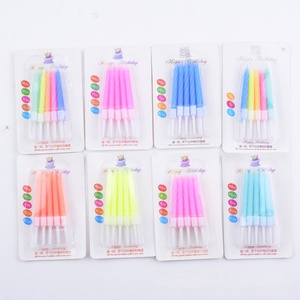 Conjunto de 5 Velas de Aniversário em Espiral Pastel, Velas Torcidas Arco-Íris Rosa e Verde-Água, Topos de Bolo Fofos para Celebrações de Aniversário Infantil - Product Image 5