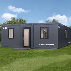 Nhà máy tùy chỉnh sẵn sàng thực hiện gấp nhà prefab 20ft sống mở rộng container nhà