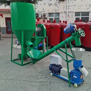 Mezclador automático profesional de alimentación animal y molinillo de maíz