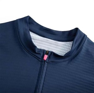 Maillot de cyclisme unisexe Zede haute qualité à manches longues et fermeture éclair intégrale, respirant, coupe-vent et à séchage rapide pour événements cyclistes sur route - Product Image 5