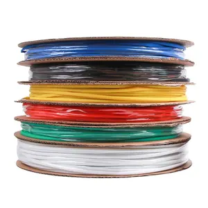 Color Low Pressure Heat Shrink Tube Insulation 2 Times Heat Shrink Sleeve PE Insulated Thermoplastic Tube 1-150mm