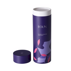 Wholesale Custom Logo Cylinder Kraft Paper Cardboard <b>Sponge</b> Lined Candle Packaging Cosmetic Lipstick and Lip Balm Tubes - Product Image 4