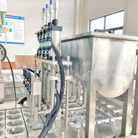 Machine de scellage automatique multifonctionnelle 8 voies 4 lignes pour produits laitiers, lait, fromages à pâte molle, crème sure, yaourt grec et produits liquides en plastique