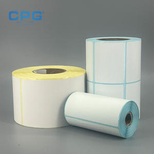 Paquete al por Mayor de Etiquetas Térmicas Ecológicas de 4x4 Pulgadas y 115 g/m² para Inventario de Almacén, Etiqueta Térmica Directa - Product Image 1