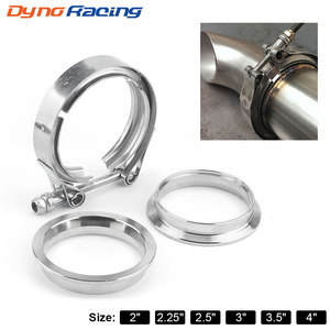 Colliers de serrage en acier inoxydable 304 de type V de style américain, colliers de serrage à bride pour tuyaux d'échappement automobiles, pièces de turbocompresseur - Product Image 4