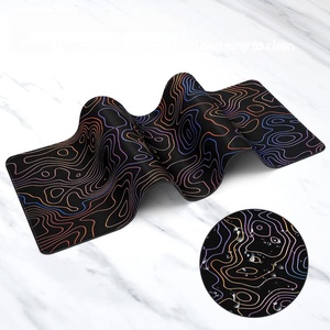 FX Black Heat Transfer Computer Mouse Pads with Embedded Edge Rectangle Rubber <b>Desk</b> Pad for Logo Printing - Product Image 4