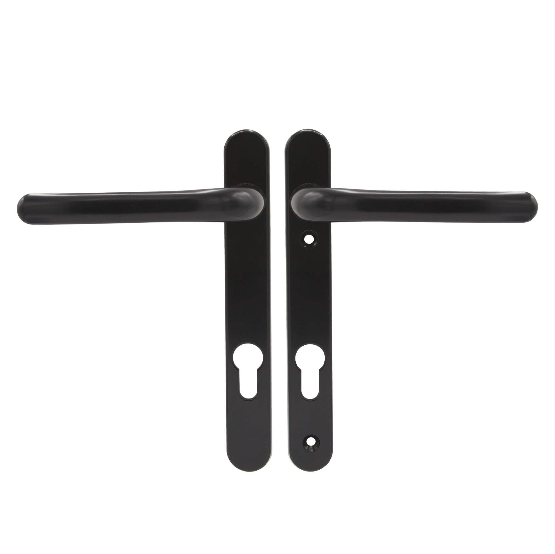 Black Color Aluminium Handle with Long Backplate