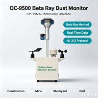 Sistema de Monitoreo de Polvo en Línea Beta Ray, Monitor de Calidad del Aire PM10 PM2.5 TSP OC-9500, Equipo de Monitoreo de Concentración de Polvo en Tiempo Real