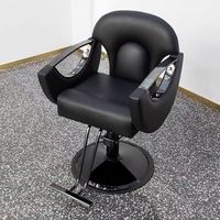 Chaise de salon de beauté pliable et réglable, très vendue, pour salon de coiffure, école, usage domestique, en cuir PU, design moderne