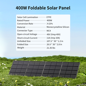 Station d'alimentation portable ABOK 2500W IP65 2160Wh, panneaux solaires pliables <span class=keywords><strong>400W</strong></span>, générateur hybride <span class=keywords><strong>solaire</strong></span> extérieur, batterie LiFePO4 mobile - Product Image 6
