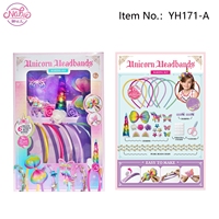 Kit de fabrication de bandeaux pour filles très vendu, ensemble d'accessoires pour cheveux DIY, créez vos propres bandeaux tendance pour enfants