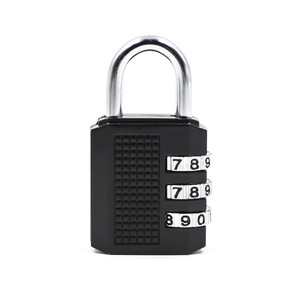 <span class=keywords><strong>Cadenas</strong></span> à combinaison à 3 <span class=keywords><strong>chiffres</strong></span> en alliage de zinc, haute sécurité, petit <span class=keywords><strong>cadenas</strong></span> de sécurité pour la salle de sport et les bagages de voyage, pour une utilisation en extérieur - Product Image 5