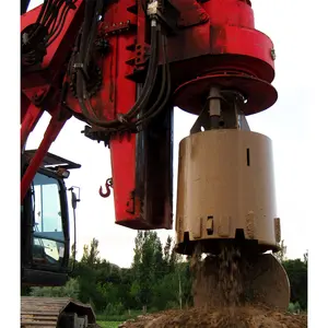 유압 말뚝박기 공사 의장 부속 주문 반 자동적인 Manul 바닥 열려있는 기계공 토양 청소 드릴링 물통