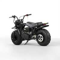 Quad tout-terrain Funrun 212cc pour adultes, mini moto 4 temps avec transmission CVT, véhicule tout-terrain à essence avec freins à disque