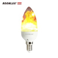 Ampoule LED à effet de feu G4 0.5W, lumière en forme de flamme vacillante, feu naturel, pour noël, 12V, 1700K
