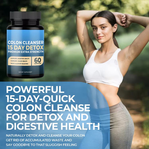 Cápsulas Limpiadoras y Desintoxicantes <span class=keywords><strong>Intestinales</strong></span> VitaHall OEM/ODM de Marca Privada para Adultos, Soporte para la Salud Intestinal - Product Image 5