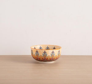 Bohemian Mandala Floral Ceramic <b>Dinnerware</b> <b>Set</b>, Customizable, Orange Decal Plates Bowls Mugs for Wholesale - Product Image 6