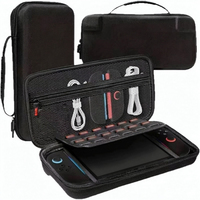 Étui de transport rigide en EVA pour Switch 2, sac de rangement portable antichoc avec emplacements pour cartes de jeu, poche en filet, sac de voyage